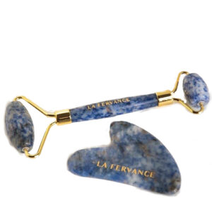 La Fervance - Blue Sodalite Crystal Facial Tool and Roller Sculpting Kit
